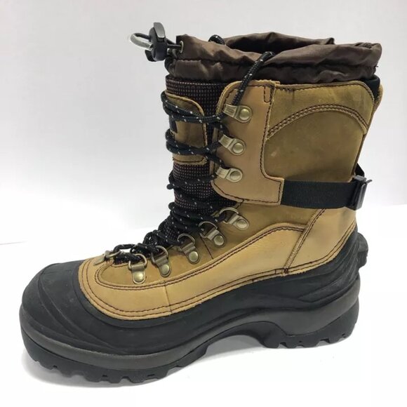 Sorel Men’s Conquest, Brown Waterproof Winter Boots, Size 8M